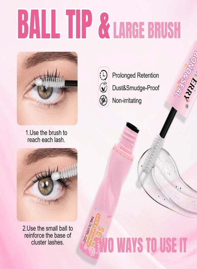 جيمري غراء الرموش المقاوم للماء من جيميري، غراء يدوم طويلاً لتثبيت الرموش الصناعية، مناسب للاستخدام المنزلي - Image 4